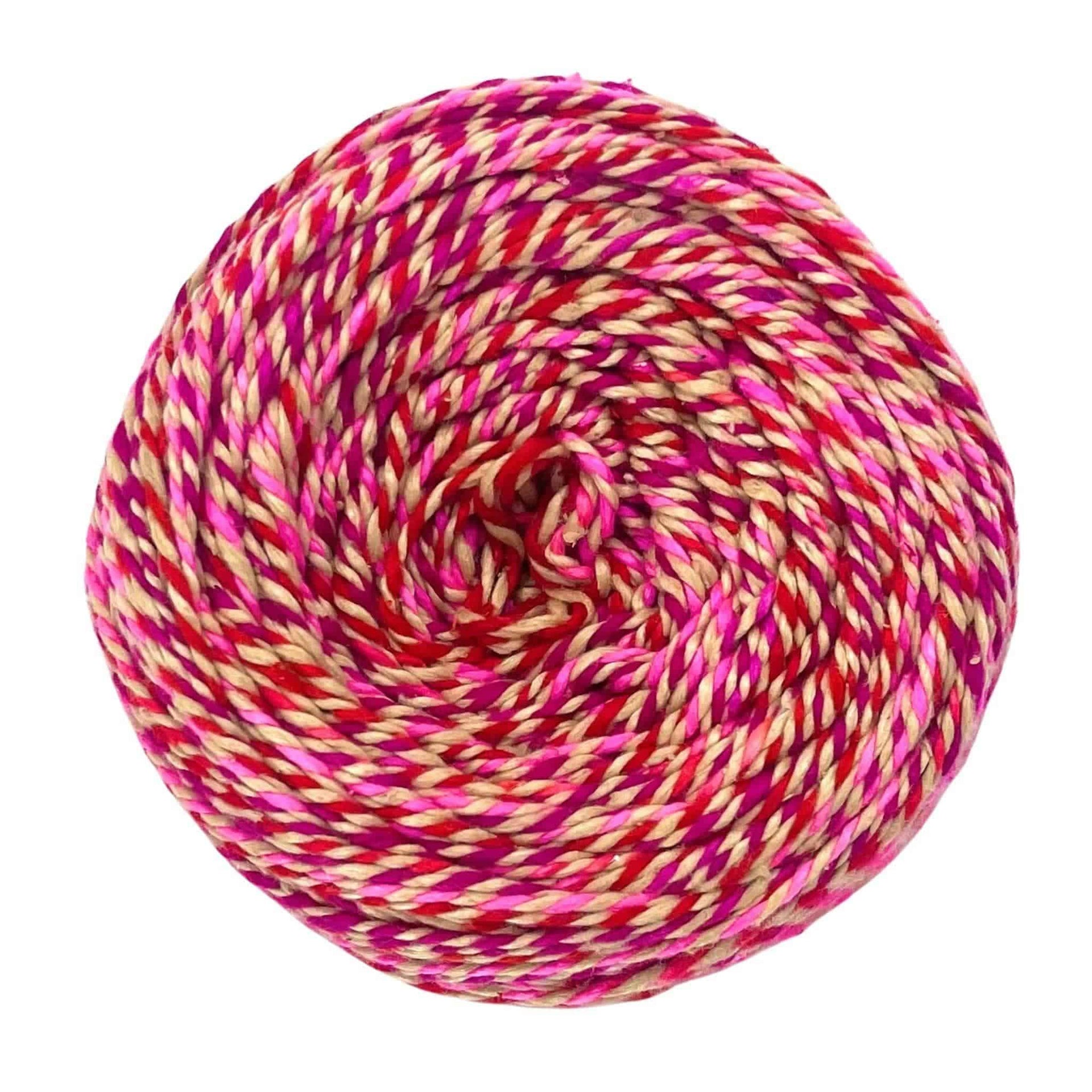 Darn Good Twist Sport Weight Silk Yarn Multi-Colored Artisan Fiber