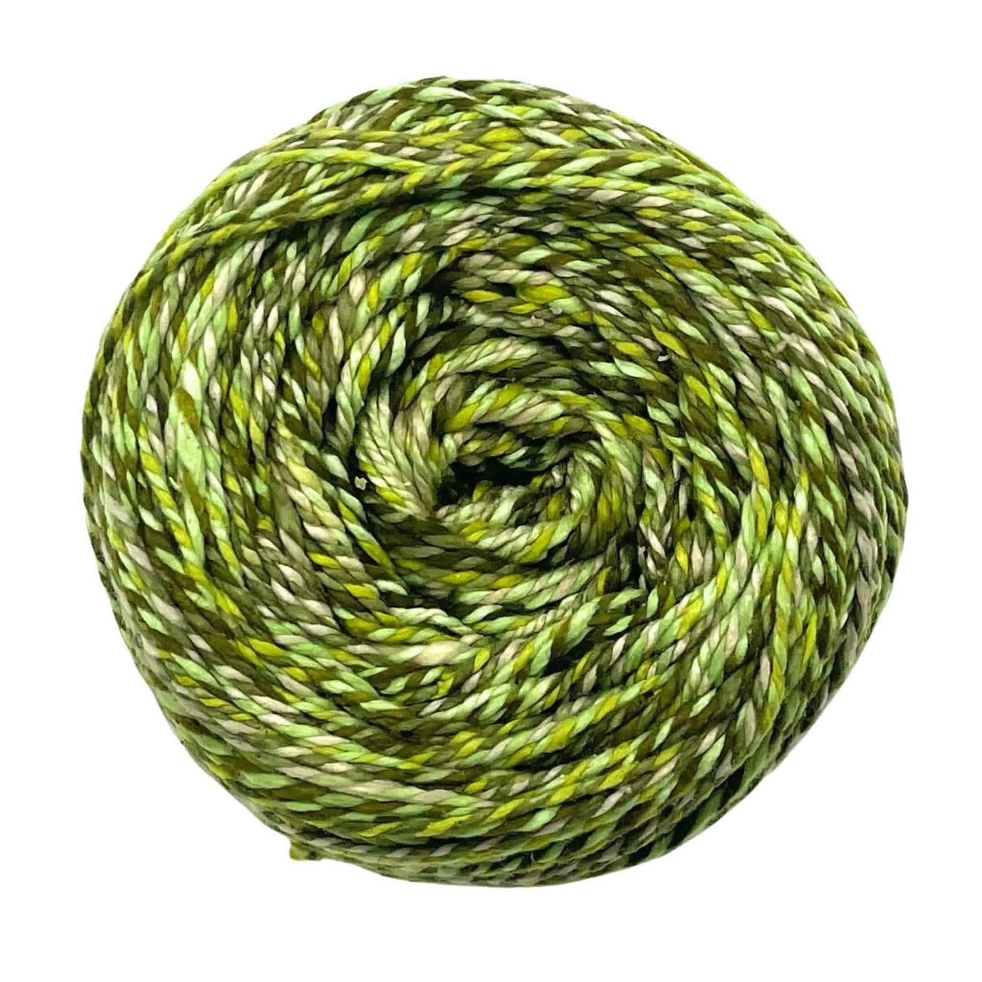 Darn Good Twist Sport Weight Silk Yarn Multi-Colored Artisan Fiber