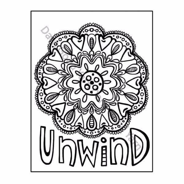 Adult Relaxation Coloring Book for Mindfulness and Stress Relief