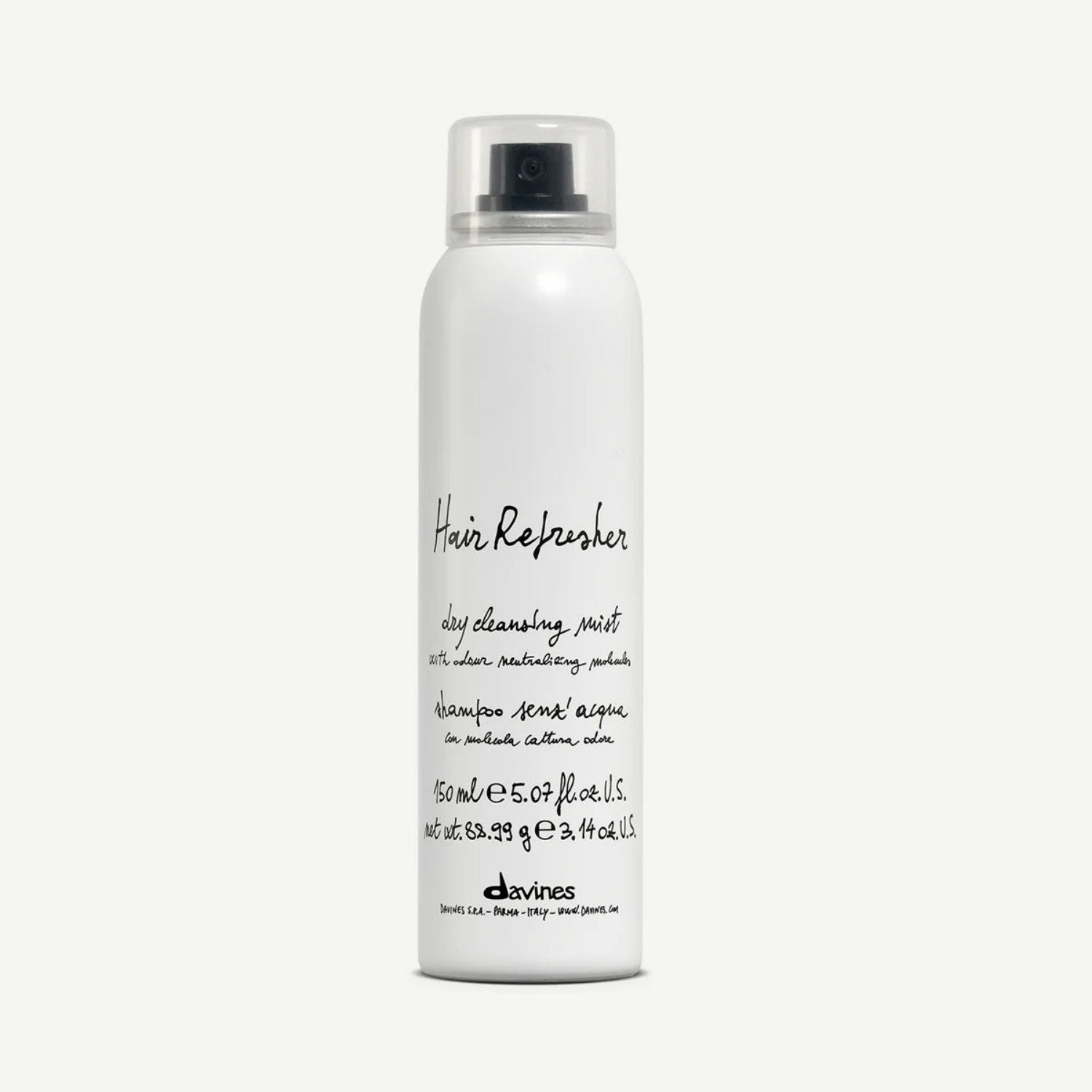 Davines Hair Refresher 160 mL dry cleansing spray bottle