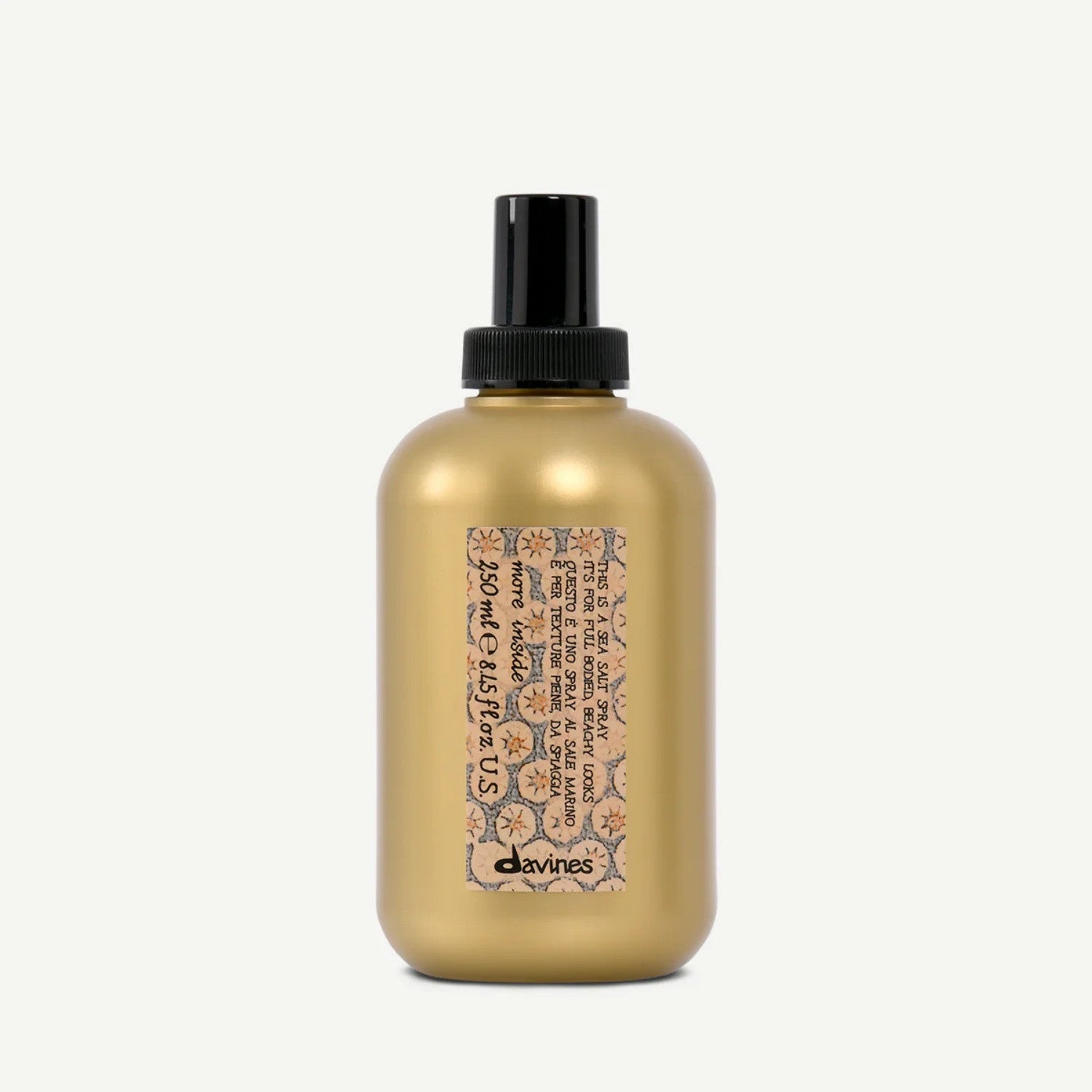 Davines More Inside Sea Salt Spray 250 mL bottle for textured beach waves