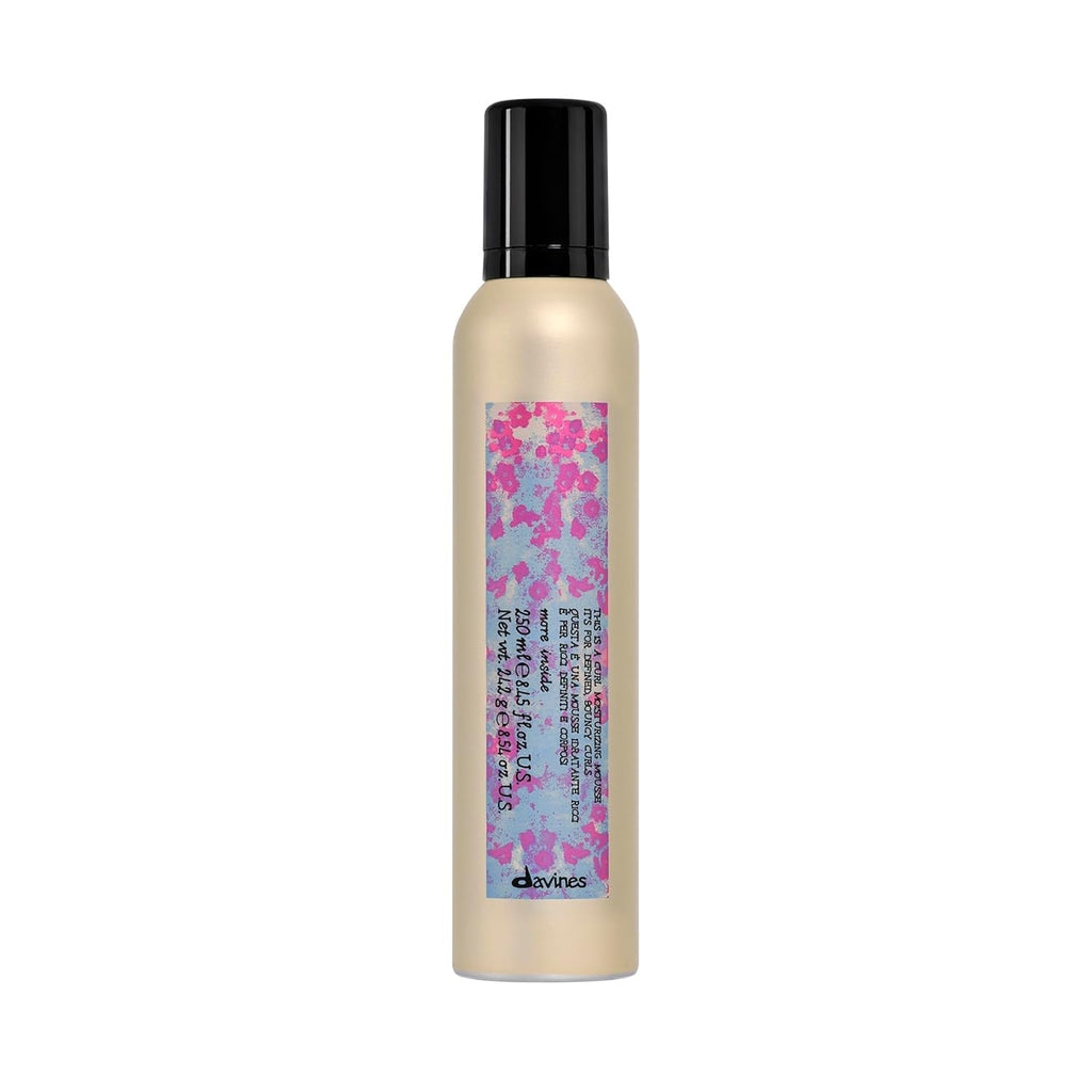 Davines This Is a Curl Moisturizing Mousse bottle for curly, wavy, and coily hair