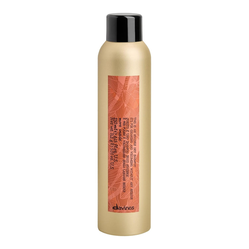 Davines Invisible Dry Shampoo 250 mL bottle for hair refreshing and volume