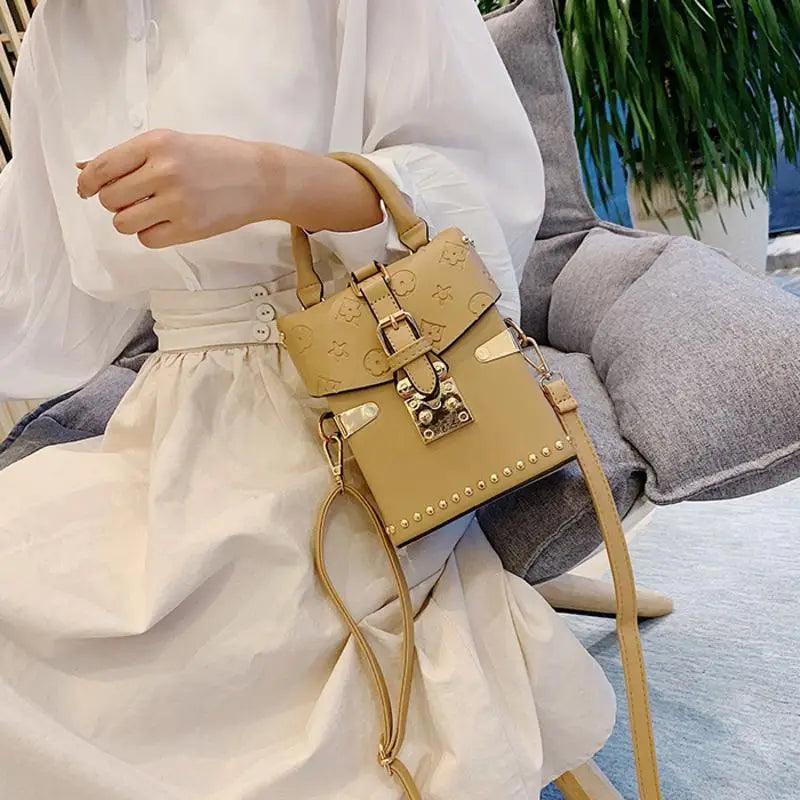 Modern Leather Crossbody Bag for Women - Daily Streetwear Purse