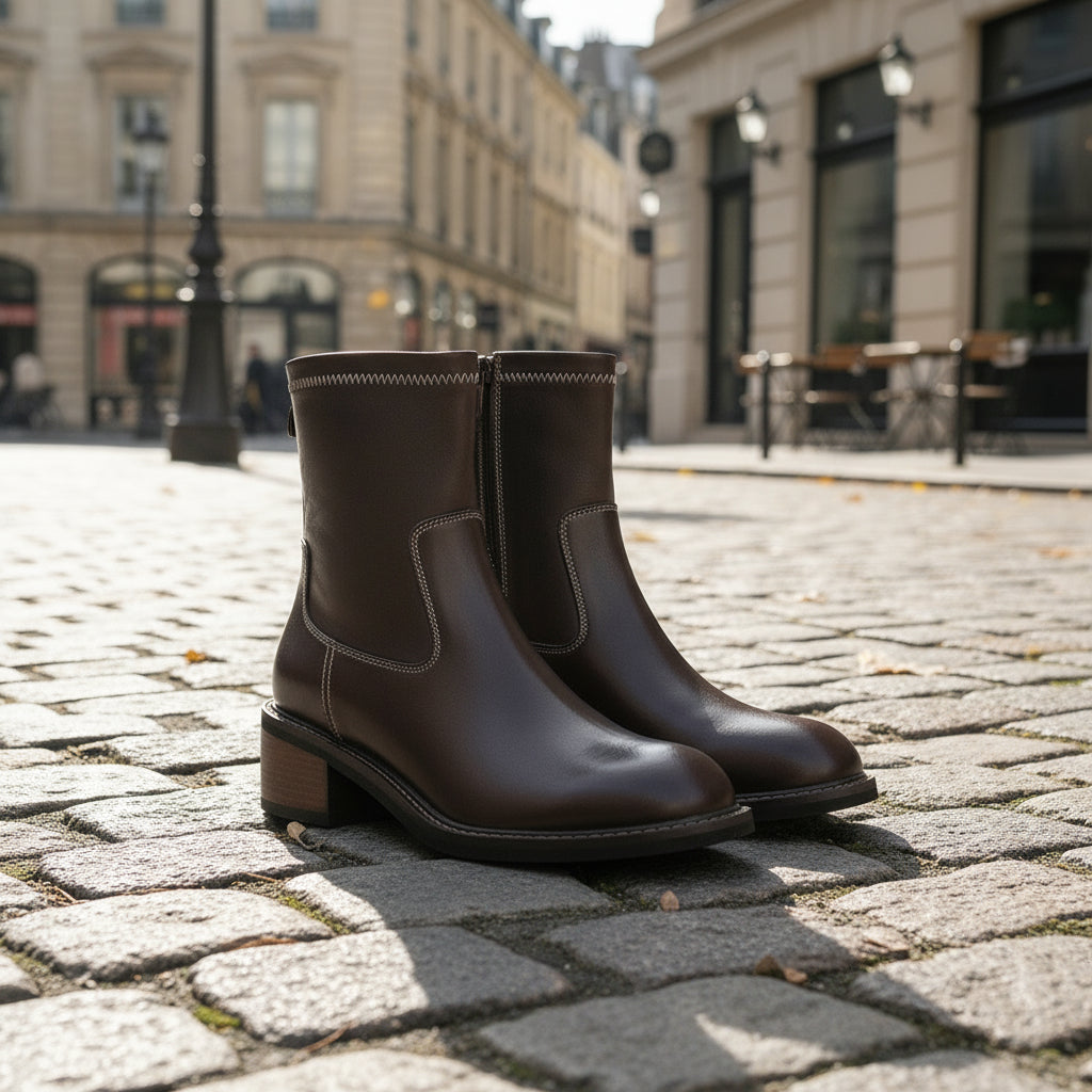 Women’s Mid-Heel Martin Boots