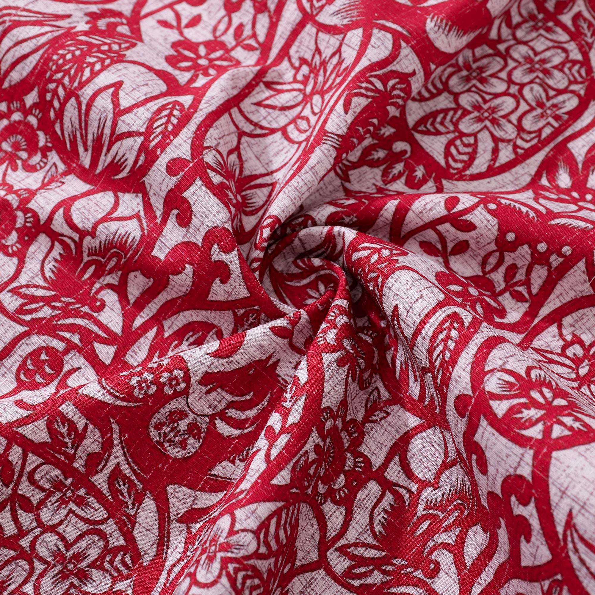 Hawaiian Shirt For Men Paper-Cut Painting Button-down Shirt Short Sleeve 100% Cotton Shirt By Yakima