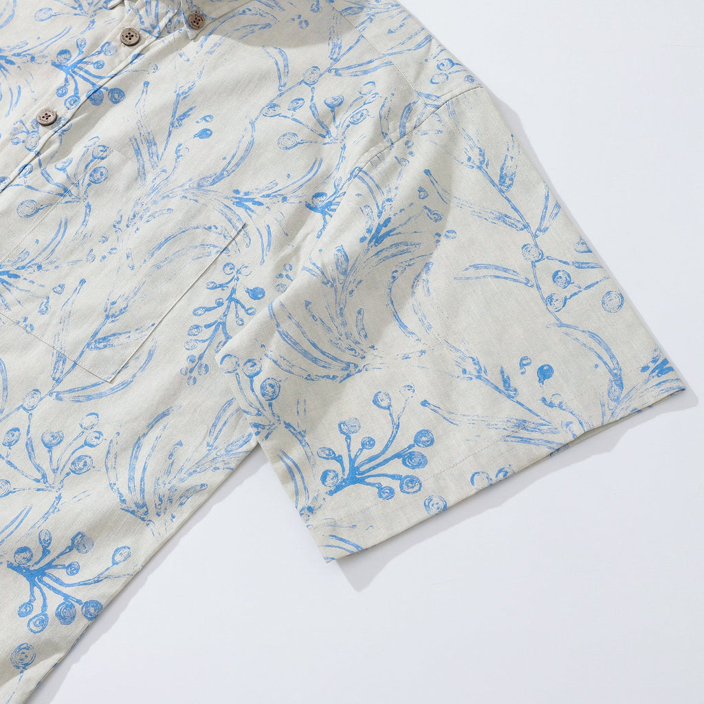 The Transylvanian Estate Print Short Sleeve 100% Cotton Shirt
