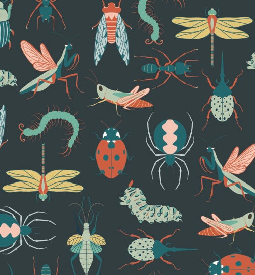 Flick Whimsical Nature-Inspired Removable Wallpaper, Sage Green