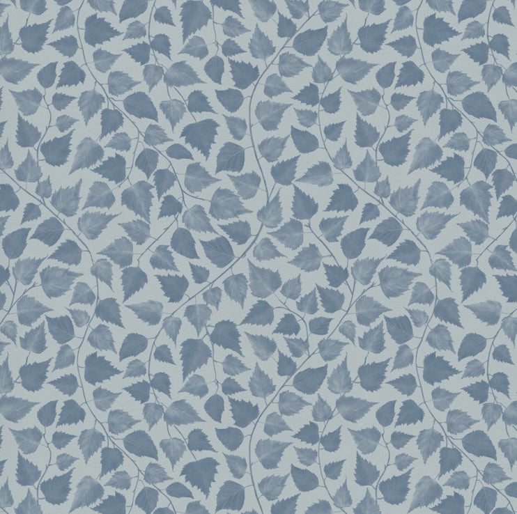 Iveline Floral Removable Wallpaper in Blue, Beige and Green
