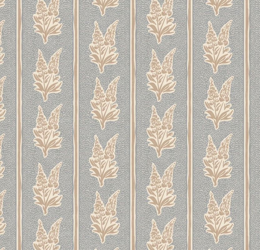 Lupine Wallpaper by Caroline Rausch Design