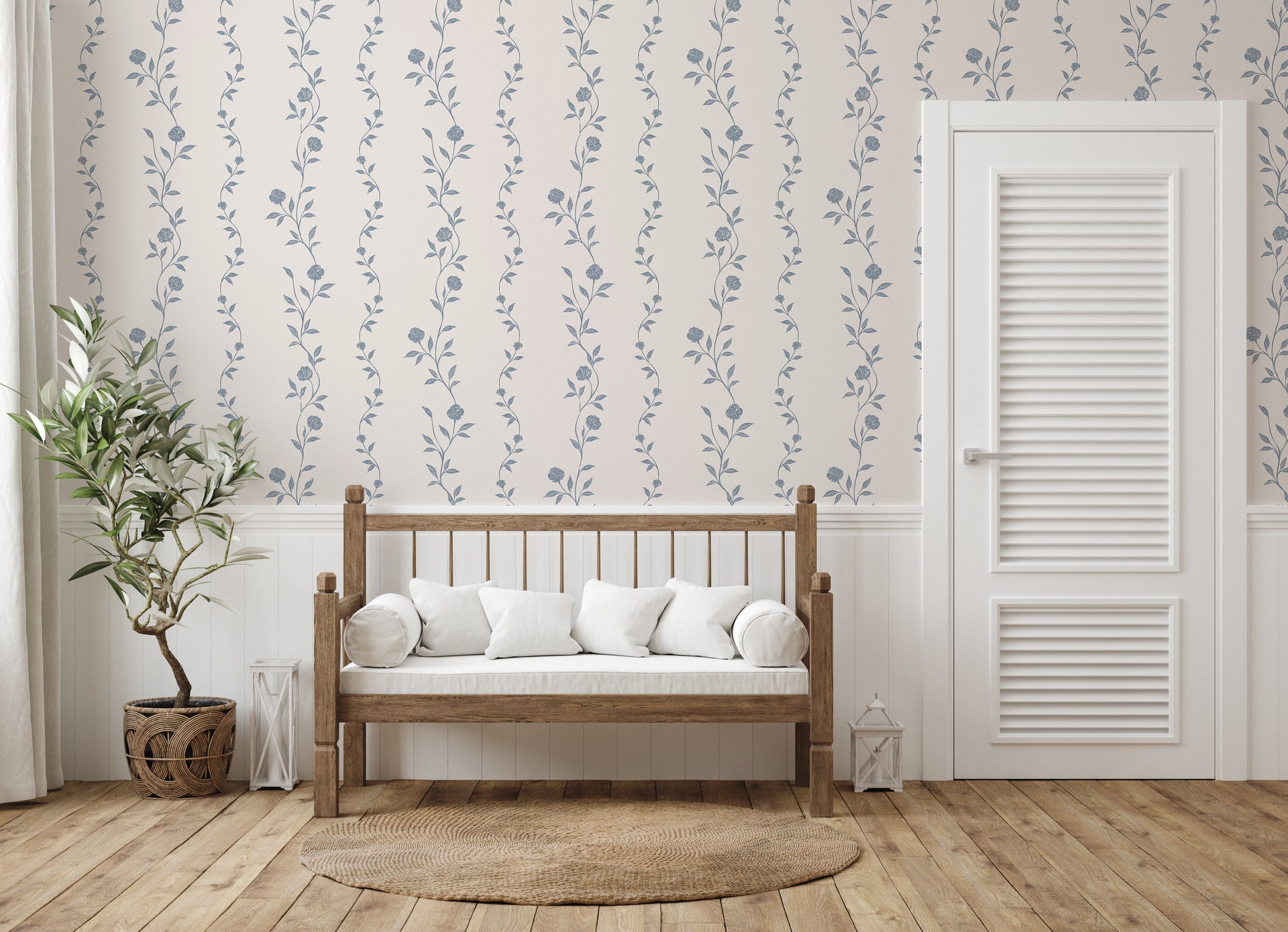Rosalee Peel and Stick Removable Wallpaper by The Feral Flower