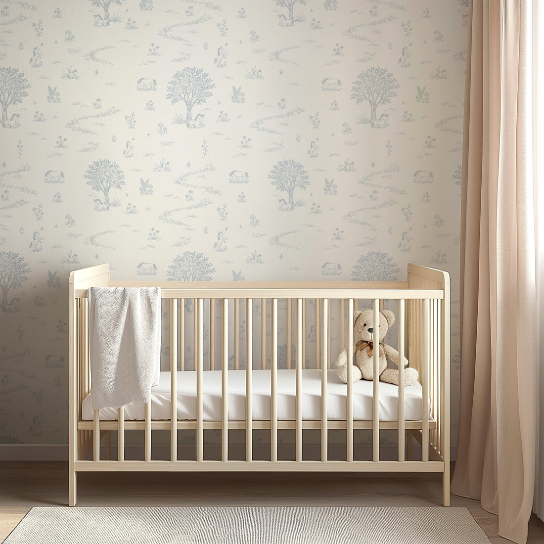 Locke Floral Removable Wallpaper by The Feral Flower
