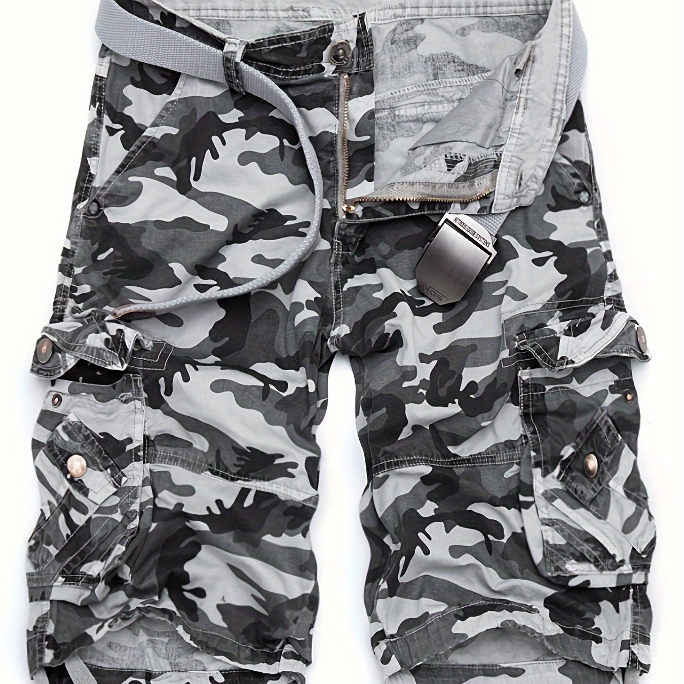 Men's Relaxed Fit Cotton Cargo Shorts