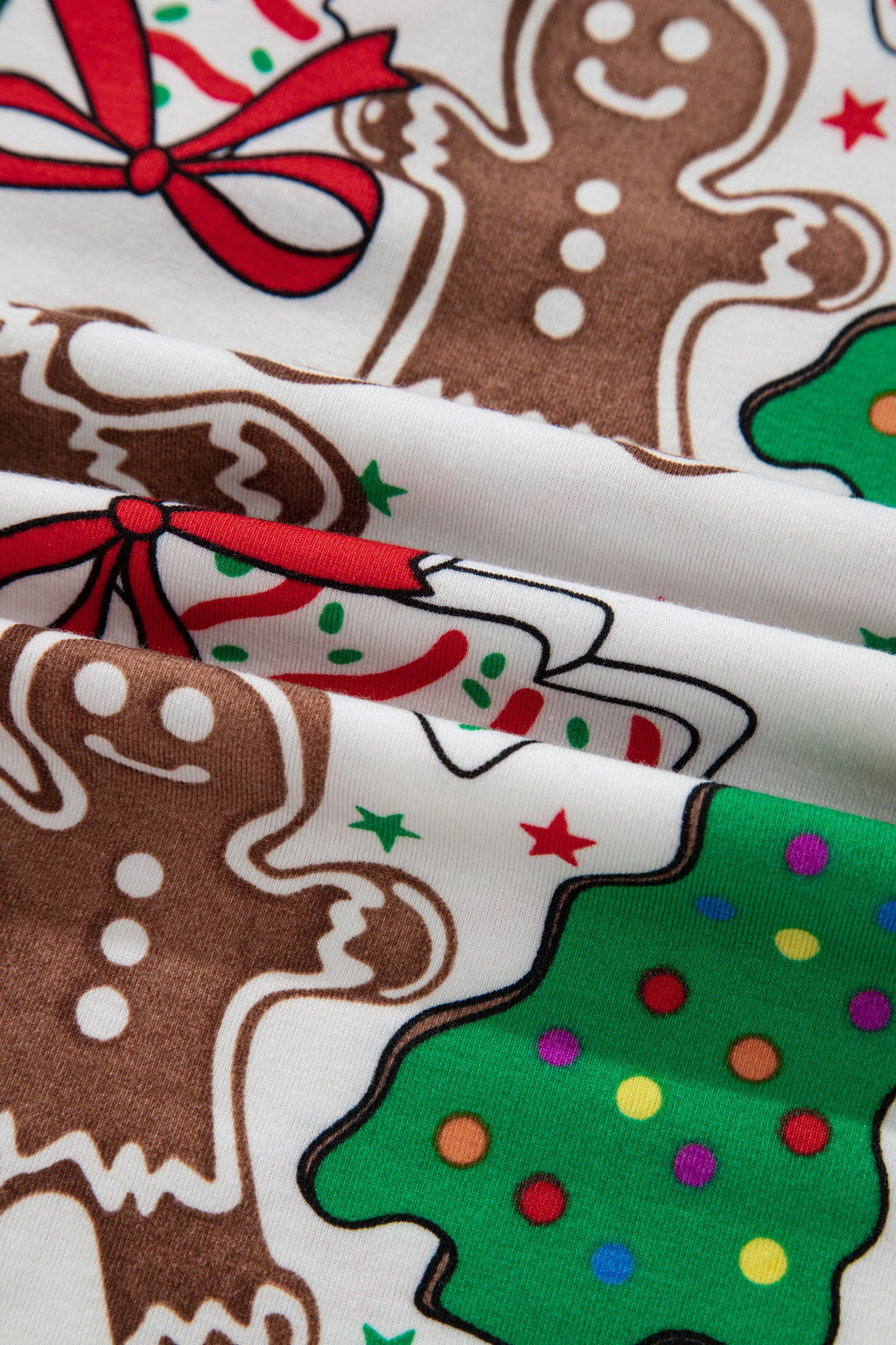 Christmas V-Neck Pullover & Pants Pajama Set
