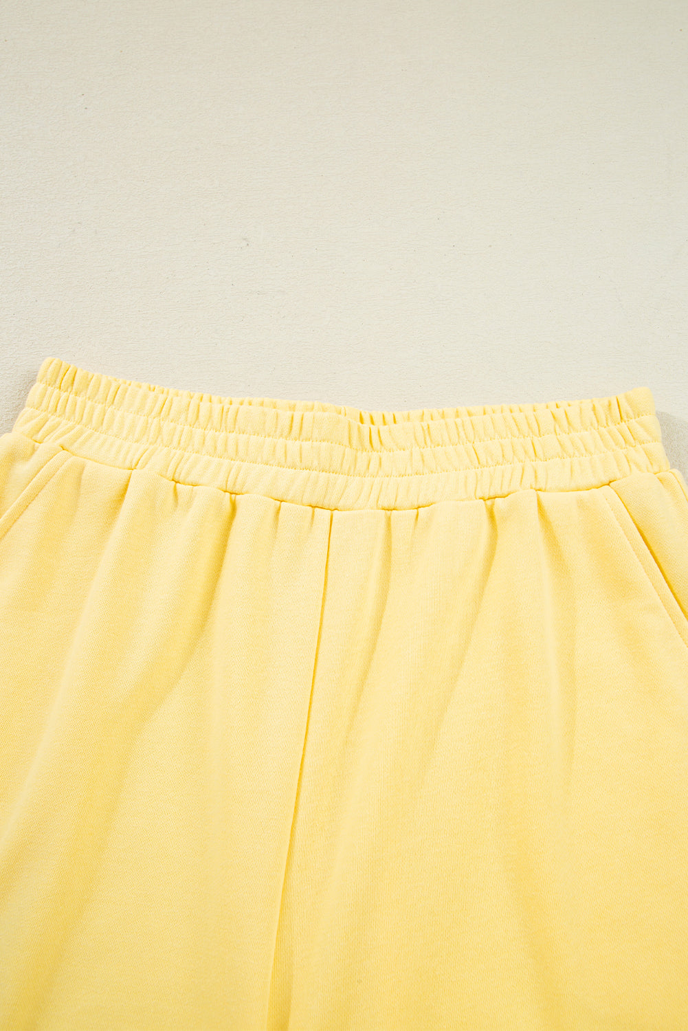 Colorblock Patchwork Pullover and Shorts Set