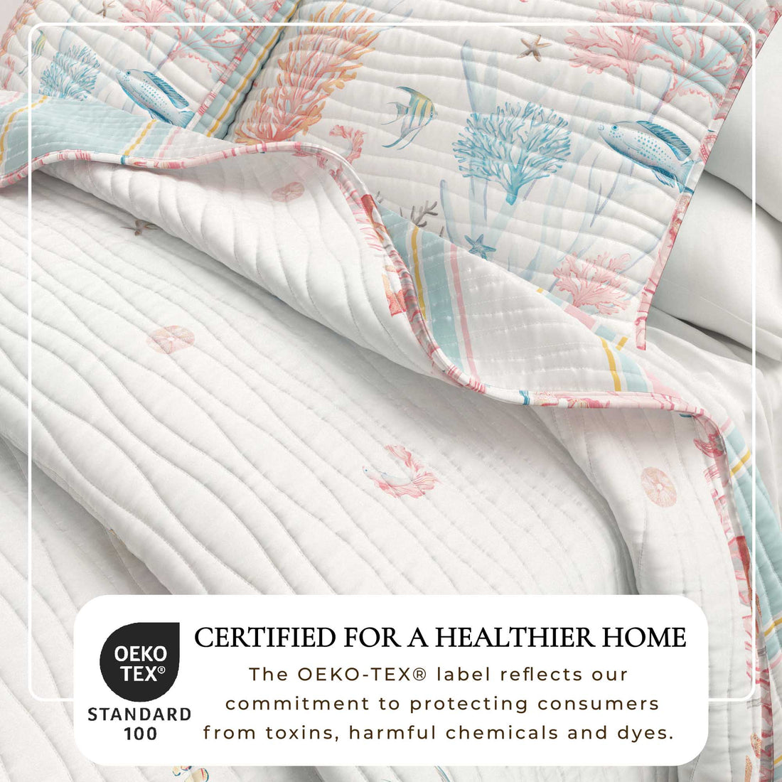 Coastal Coral Reef Quilt Set - Caymen Collection