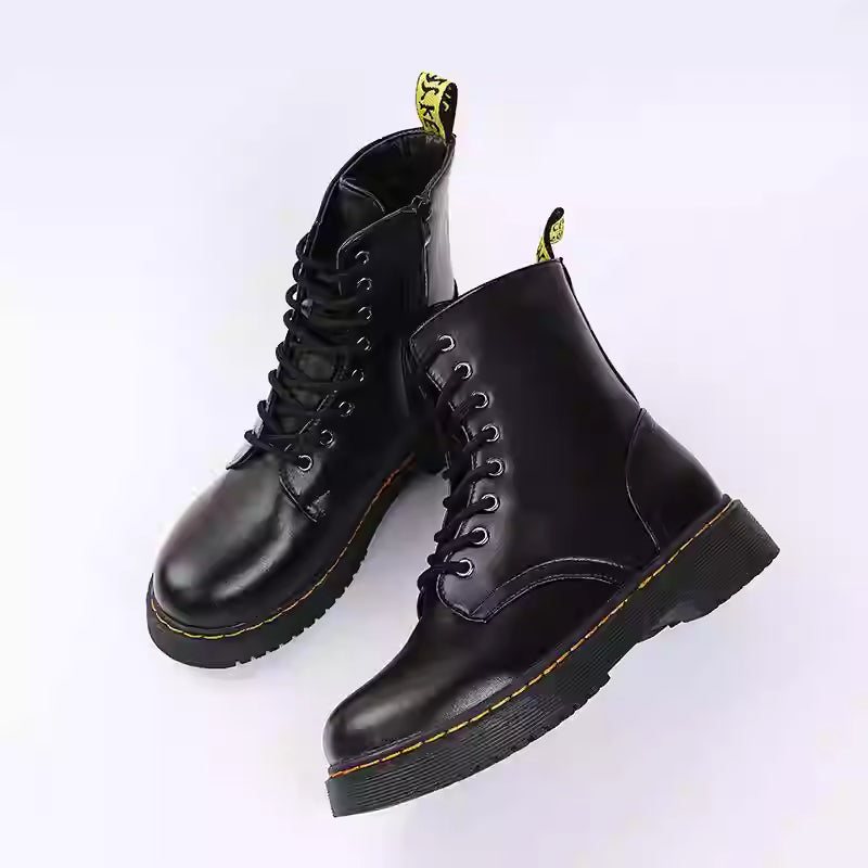 Women's Martin Short Boots – Classic Lace-Up