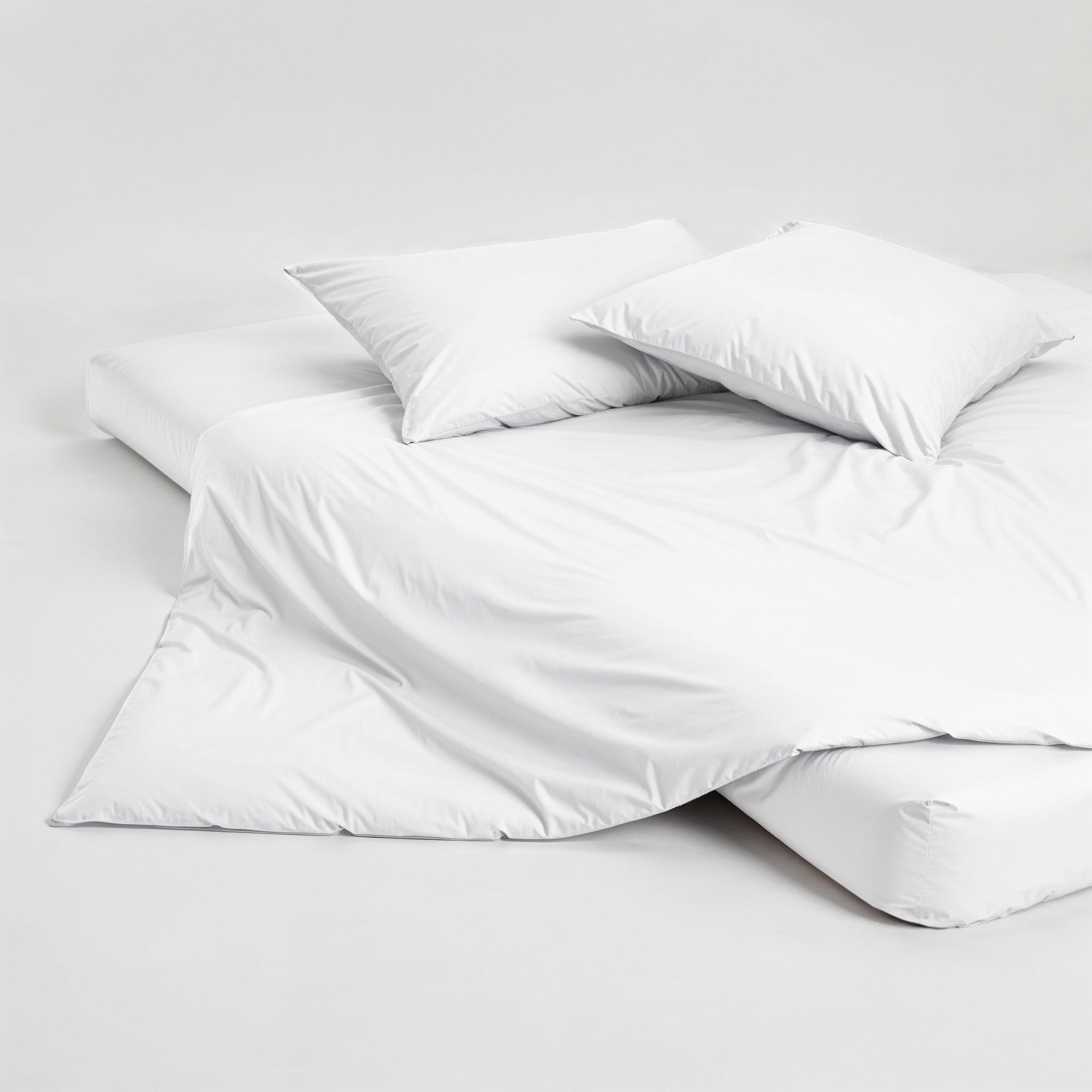 Australian Cotton Sateen Duvet Cover in Stripe and Solid - Image 22