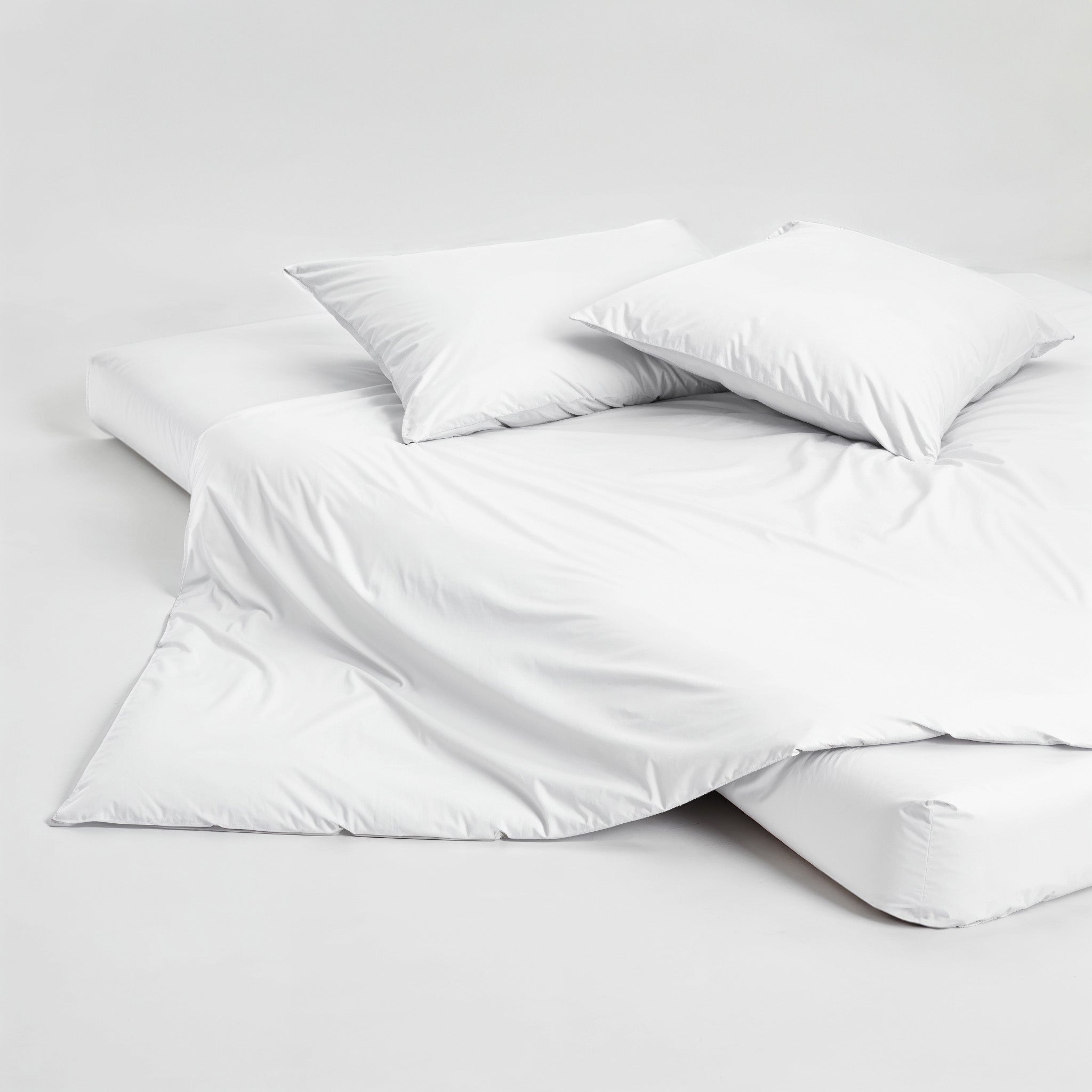 Australian Cotton Sateen Duvet Cover in Stripe and Solid - Image 22
