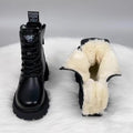 Women’s Padded Insulated Winter Boots – Stylish Thick Sole Snow Boots