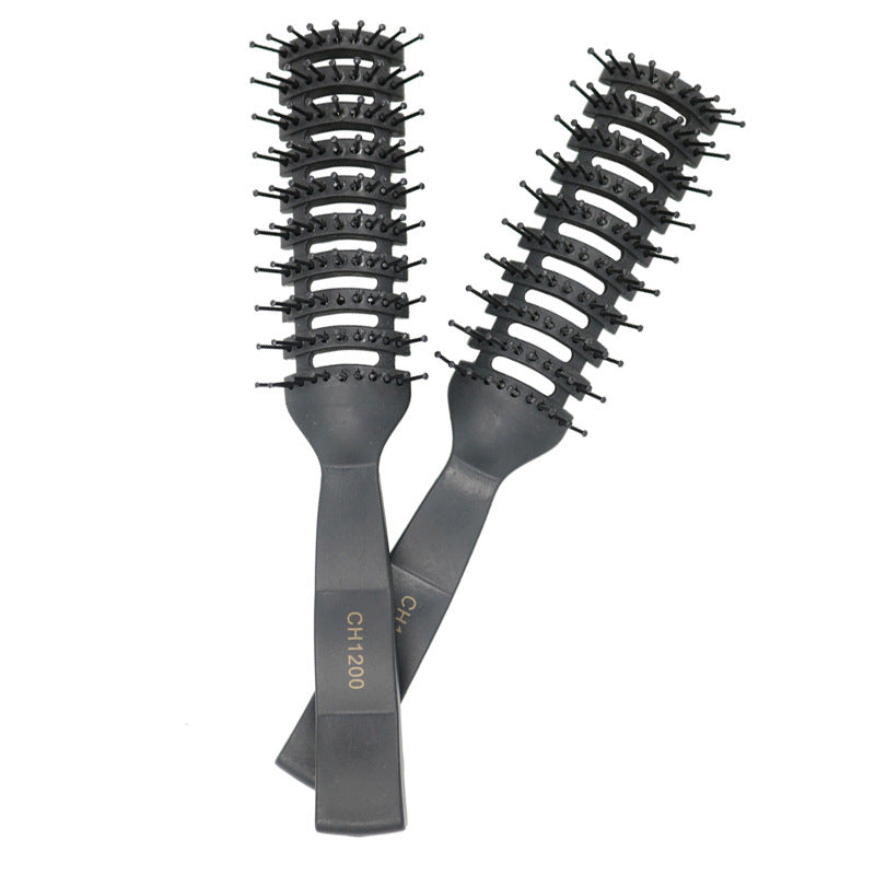 Ribbed Hair Comb for Men and Boys - Salon Styling Tool