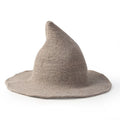 Women's Wool Wizard Hat Wide Brim Halloween Costume Accessory - Image 3