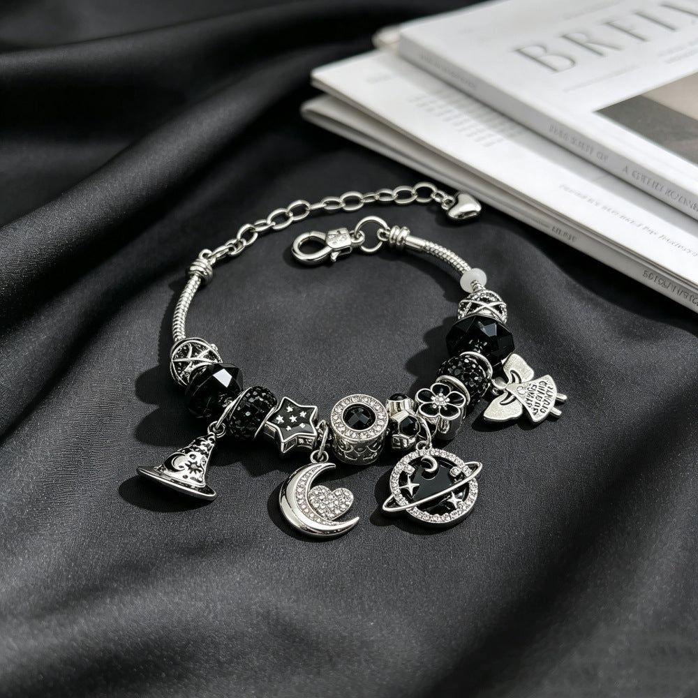 Magic Wizard Hat Planet Snake Bone Bracelet