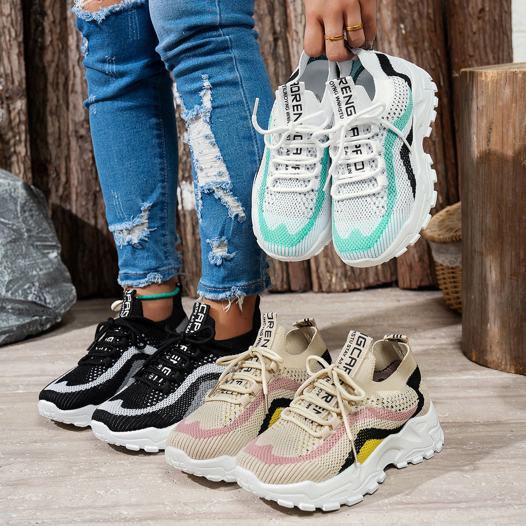 Women’s Lightweight Breathable Casual Knit Sports Sneakers
