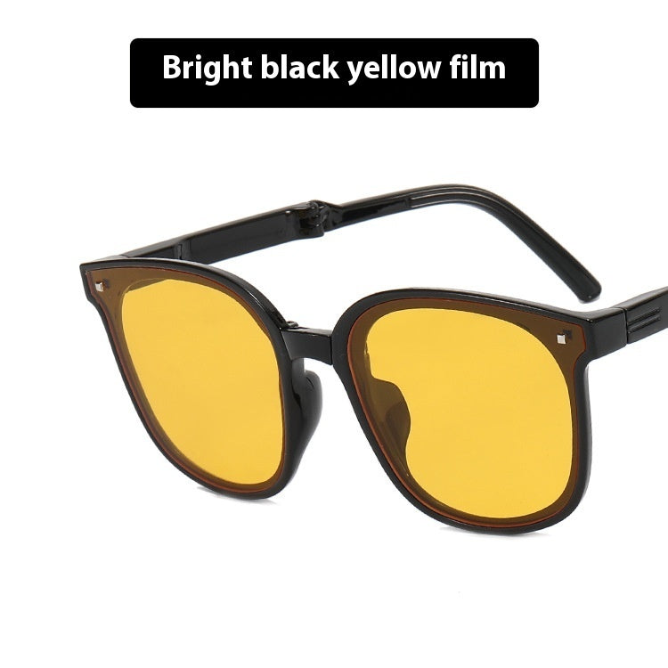 Foldable Sunglasses with Case Lightweight Portable Travel Eyewear