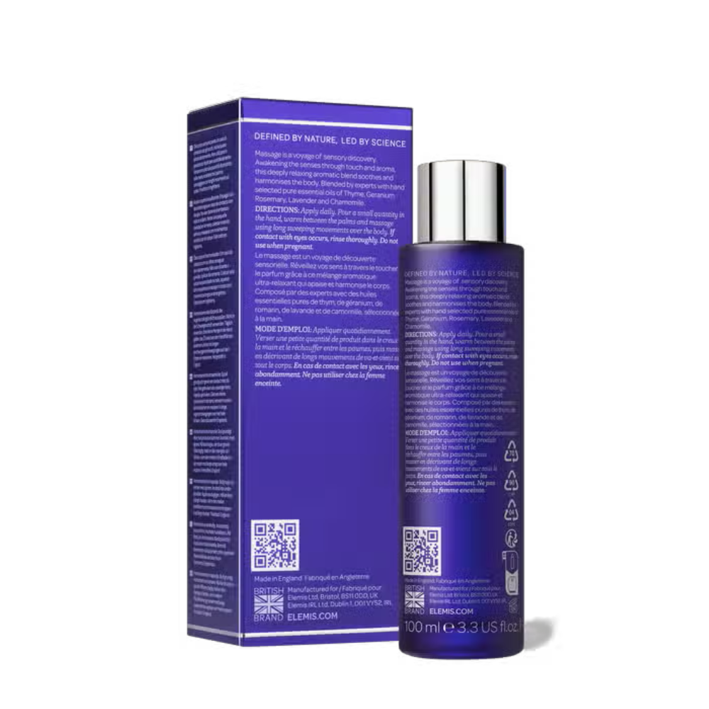 De-Stress Massage Oil with Essential Oils for Relaxation 100ml