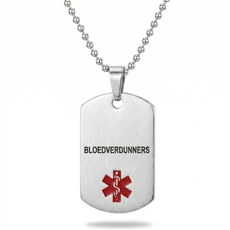 Mens Double-Layer Cross Necklace