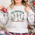Dead Inside But It's Christmas Crew or Hooded Sweatshirt