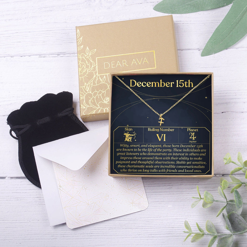 December 15th Sagittarius Necklace