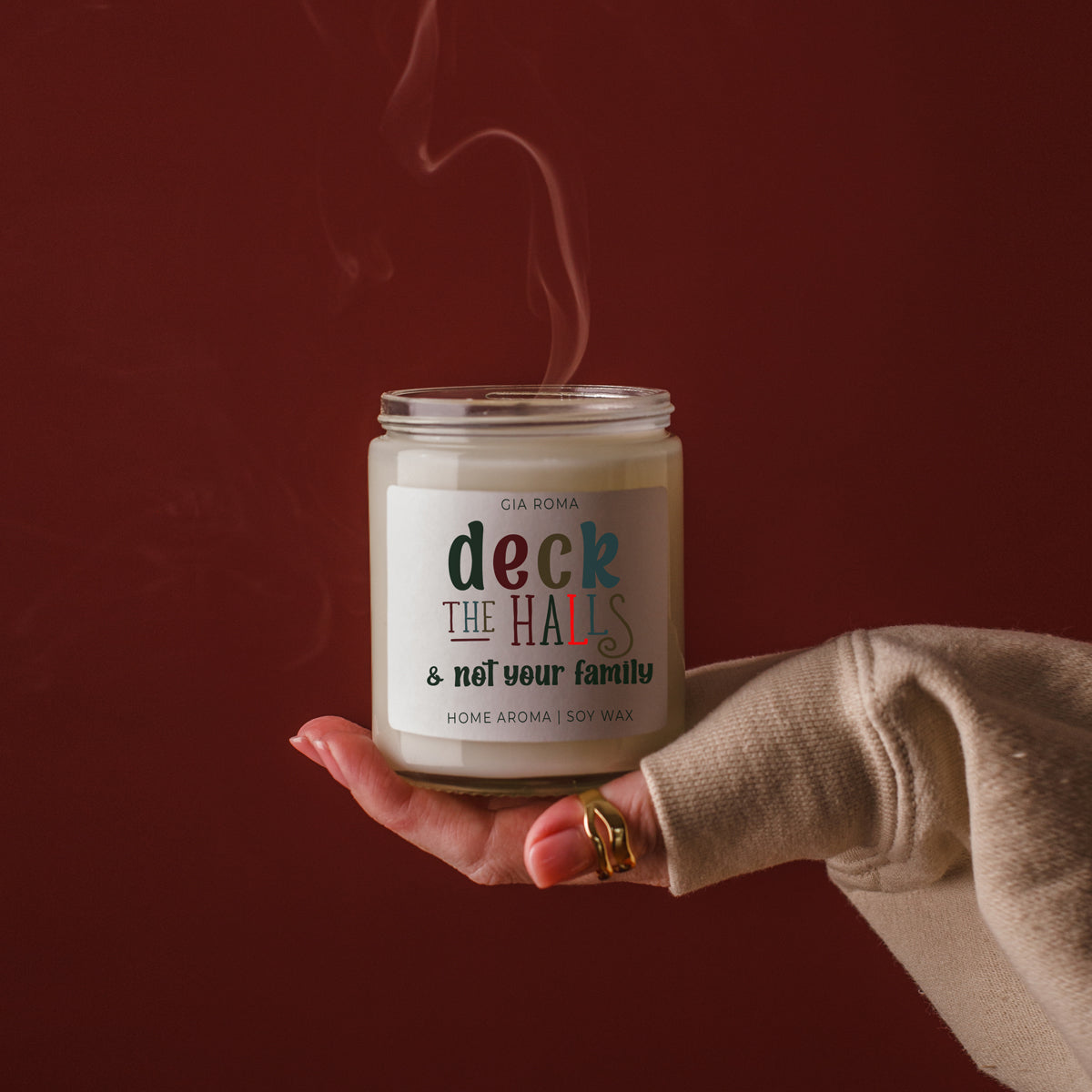 Deck The Halls Candle
