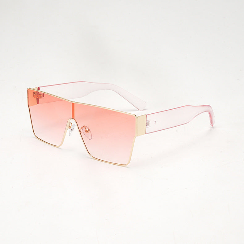 Square Metal Frame Sunglasses Hip-Hop European Fashion Shades