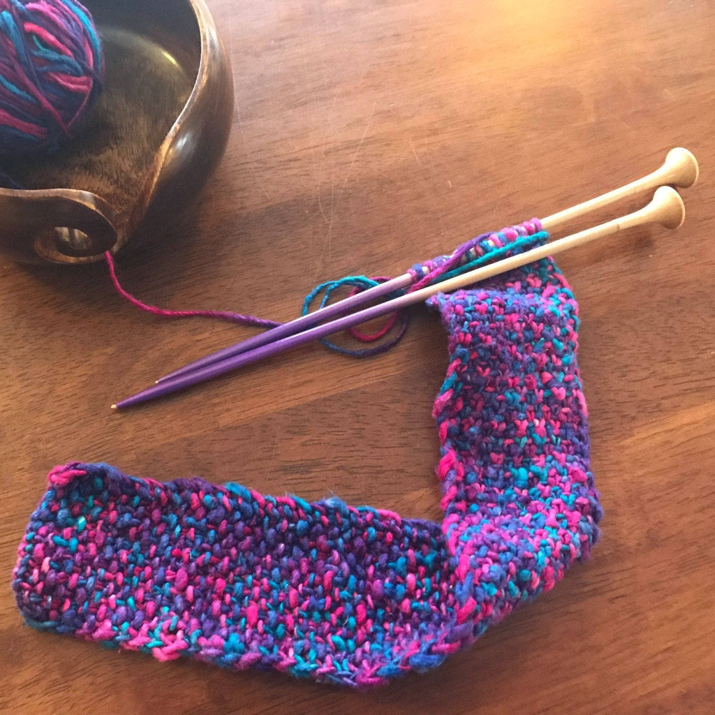Delicious Headband Knit and Tunisian Crochet Pattern DIY Kit