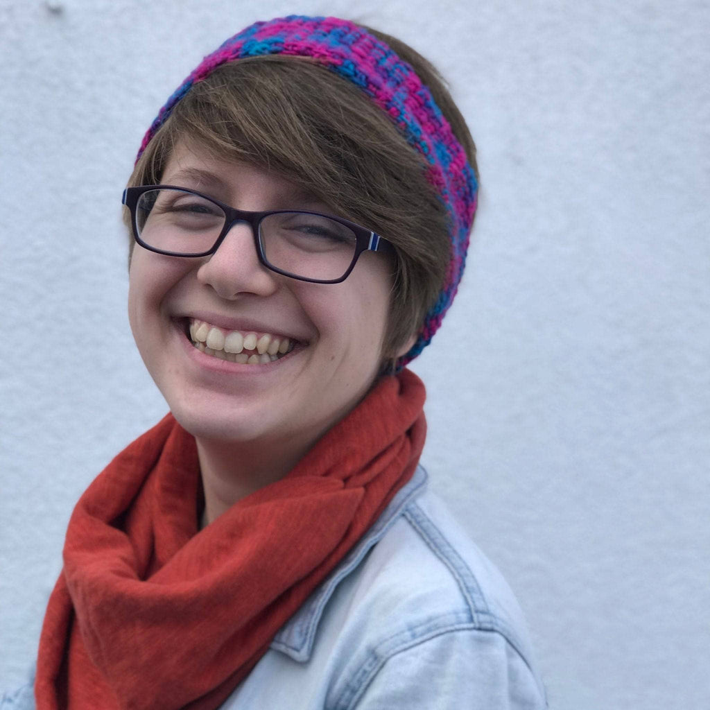 Delicious Headband Knit and Tunisian Crochet Pattern DIY Kit