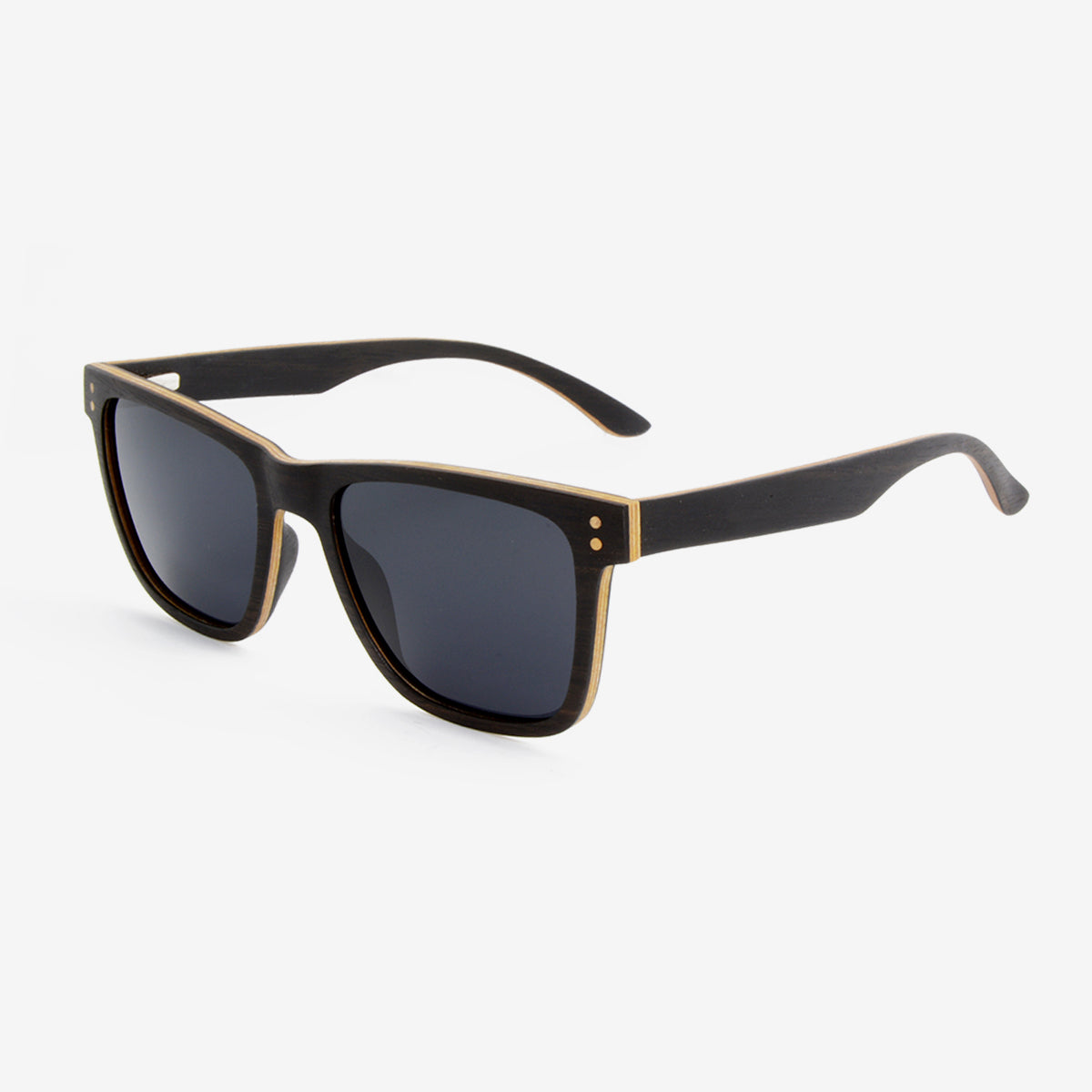 Delray Sustainable Wood Frame Sunglasses with Polarized Lenses