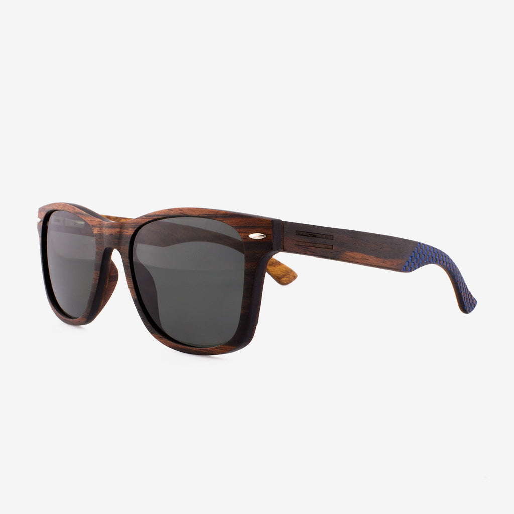 Delray SE Wood & Carbon Fiber Sunglasses - Vintage Inspired