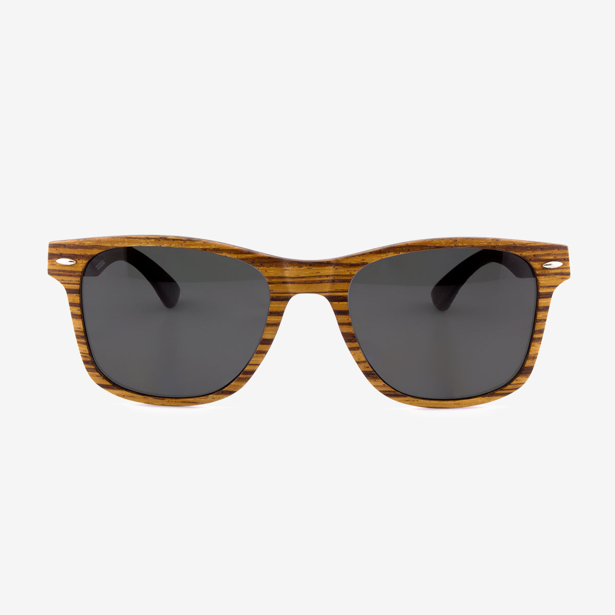 Delray SE vintage-style sunglasses with maple and carbon fiber frame.