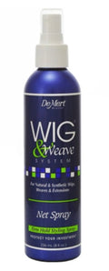 Demert Wig & Weave Net Spray 8 oz bottle for secure hair styling
