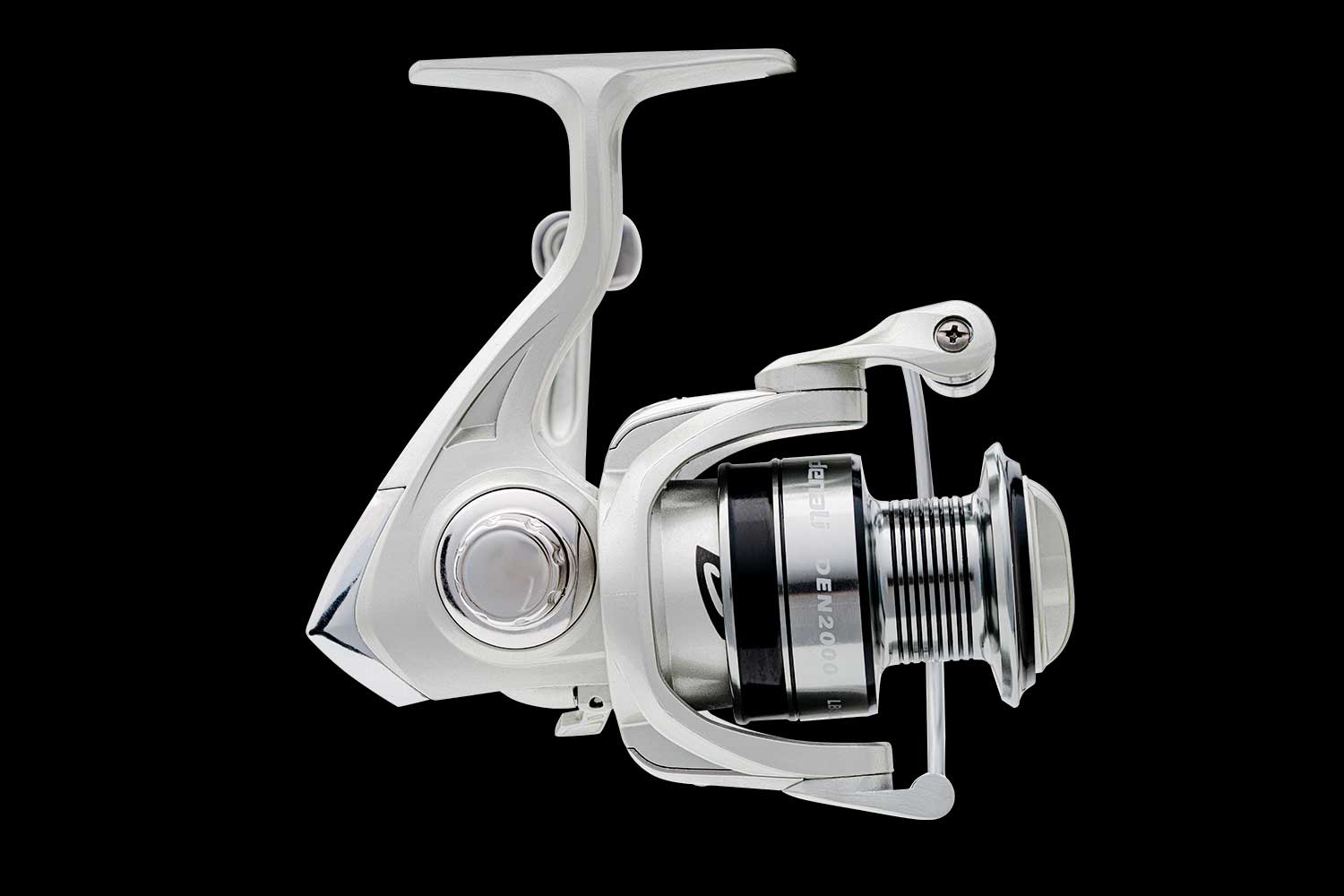 Lite Spinning Fishing Reel Silver Lightweight Durable Design - Image 3