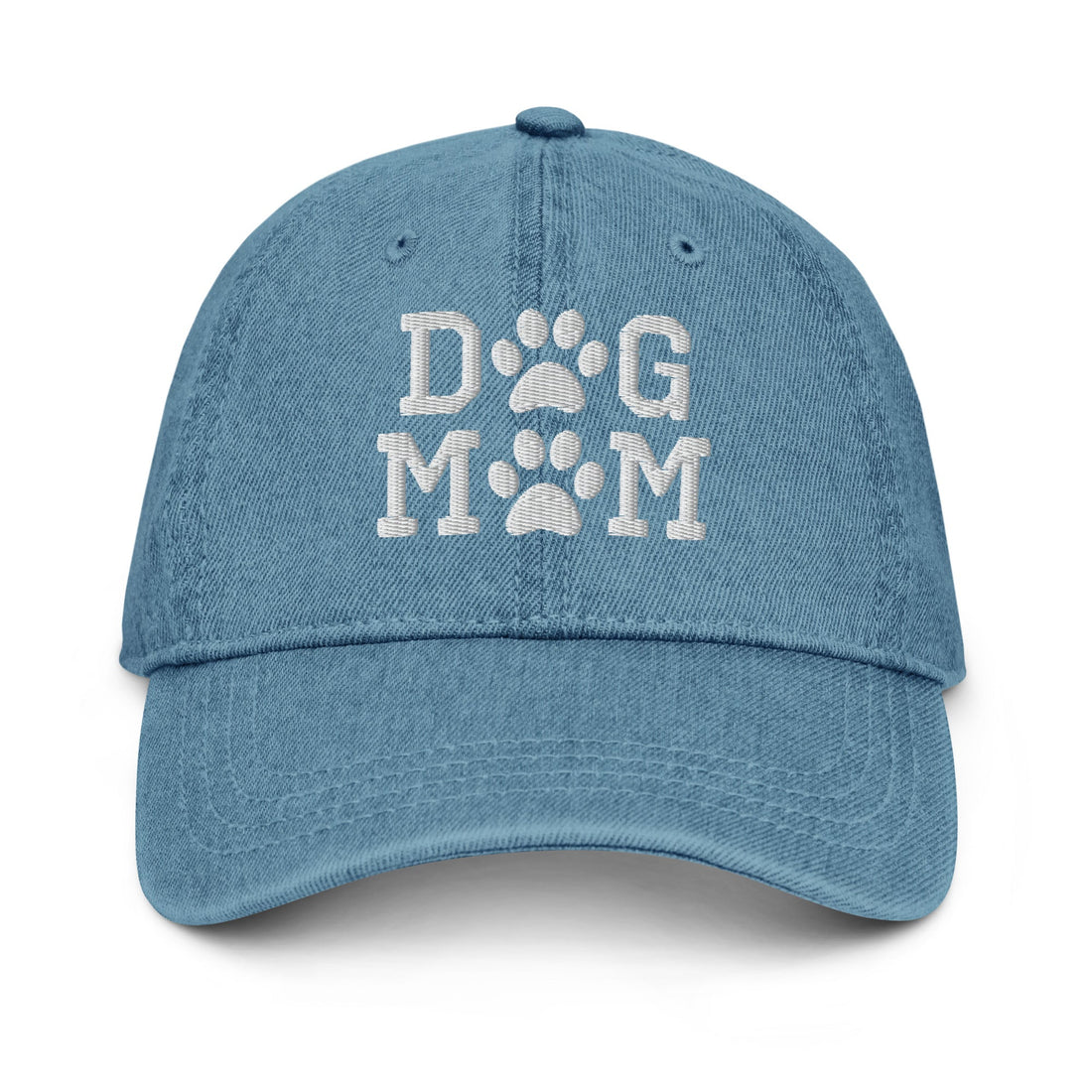 Dog Mom Denim Hat