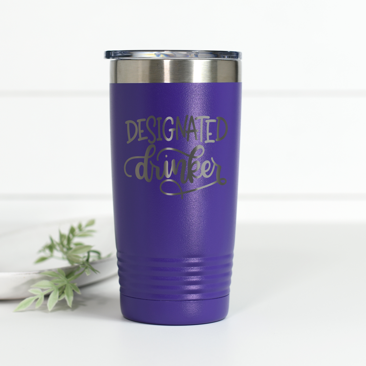 Designated Drinker 20 oz Engraved Tumbler