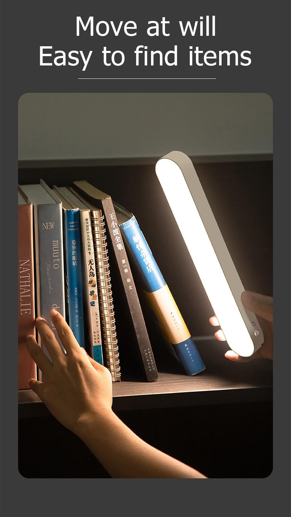 Minimalist Magnetic LED Desk Lamp with 30-Second Delay Off