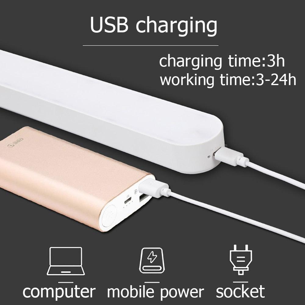 Minimalist Magnetic LED Desk Lamp with 30-Second Delay Off