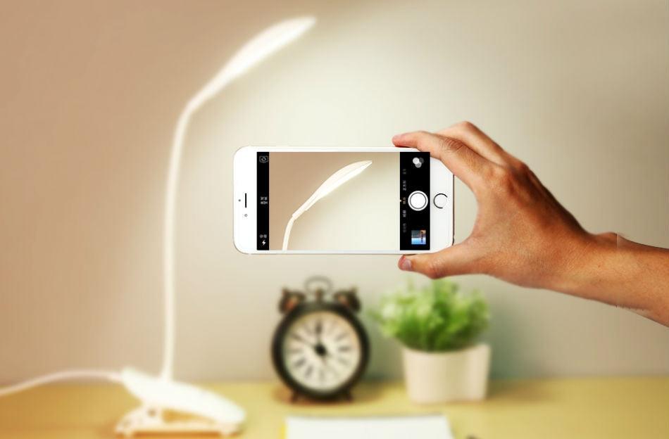 14 LED Dimmable Desk Lamp with Clip - Portable Reading Light