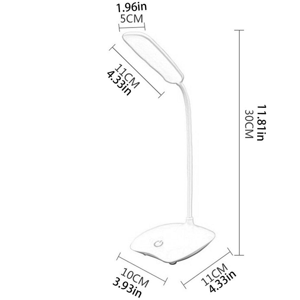 Minimalist Rechargeable LED Desk Lamp for Study and Bedroom Decor
