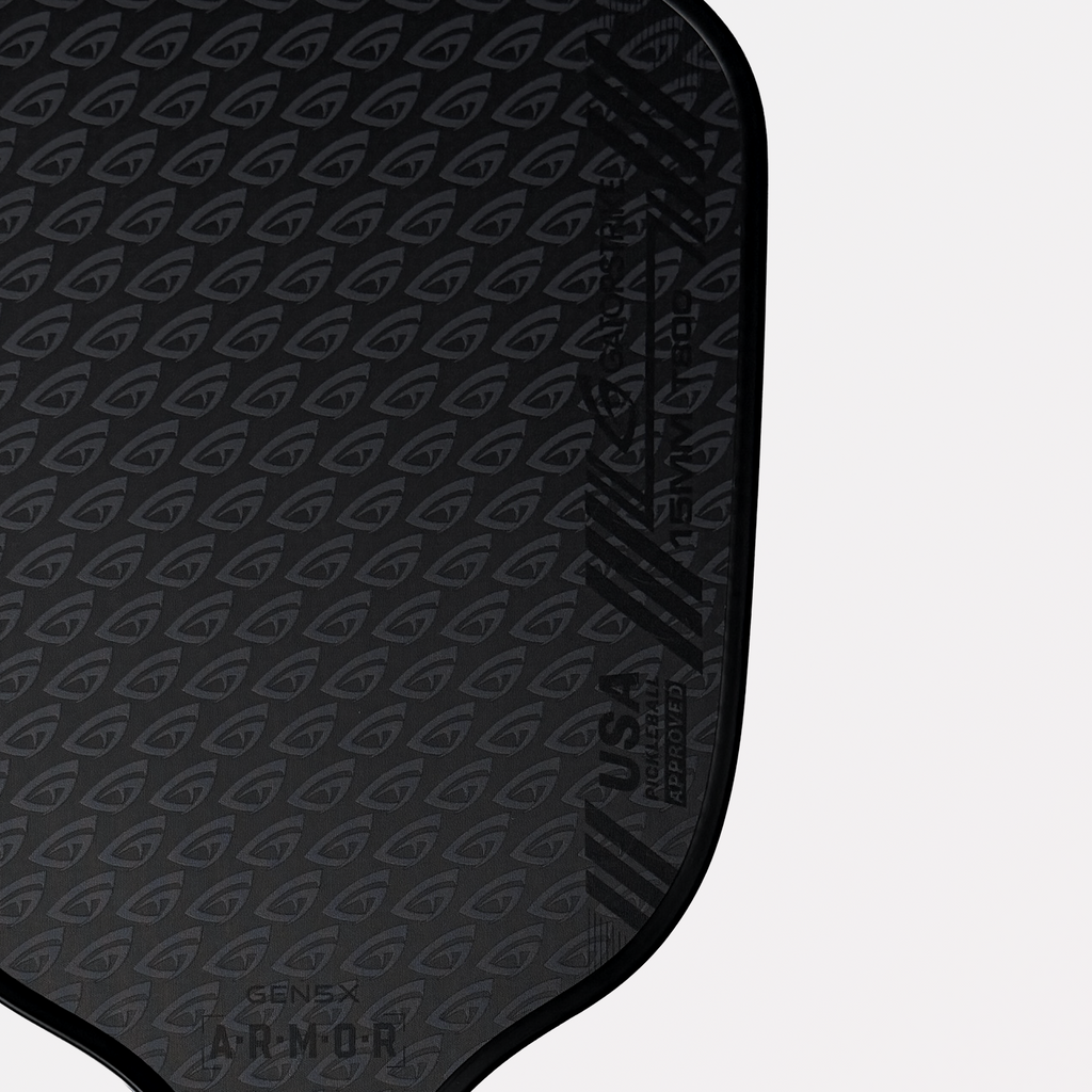 A.R.M.O.R Gen 5x BlackOut Pickleball Paddle, 15MM