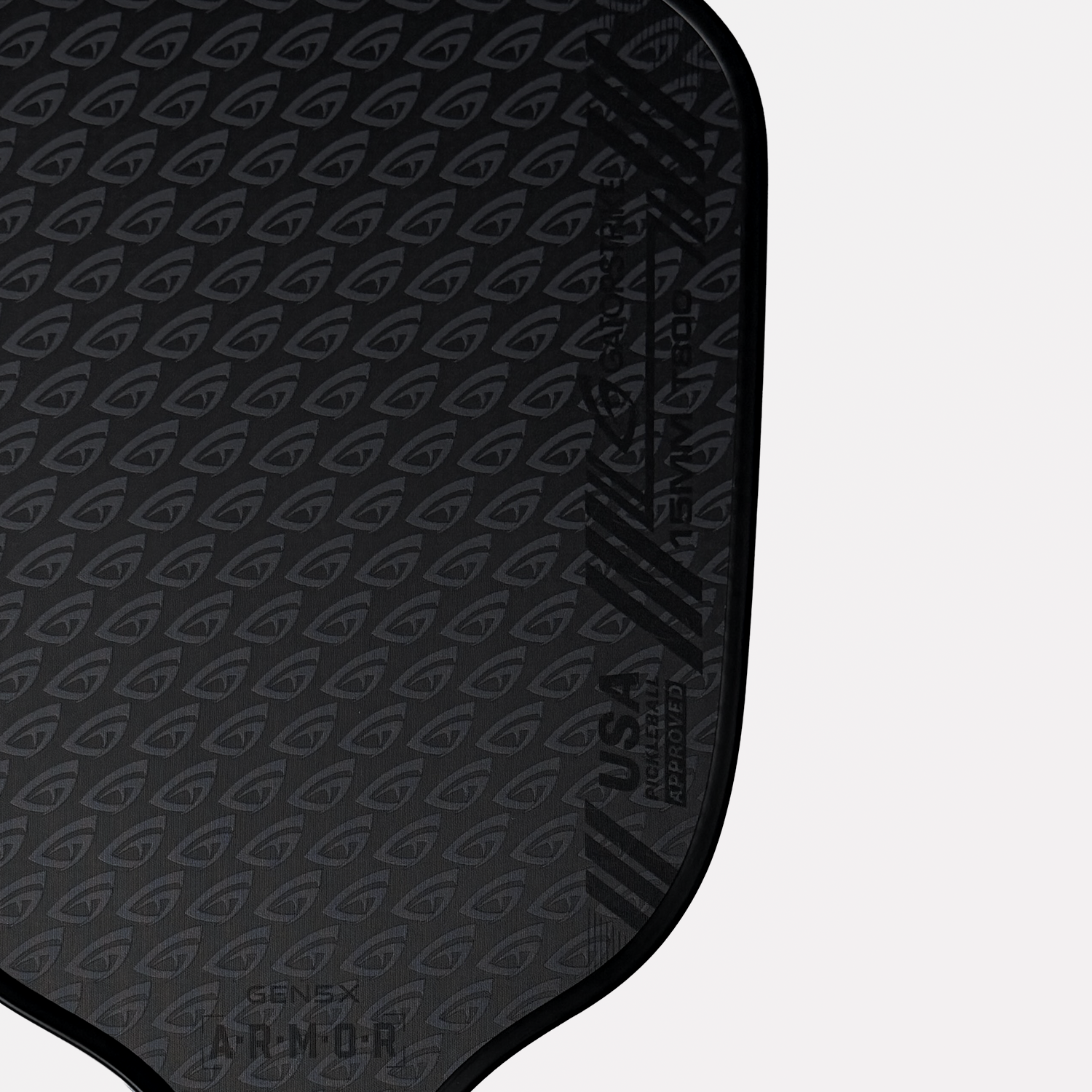 A.R.M.O.R Gen 5x BlackOut Pickleball Paddle, 15MM